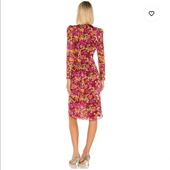 LPA Fabrizia Dress in Liza Floral XS NWT REVOLVE - Picture 3 of 4